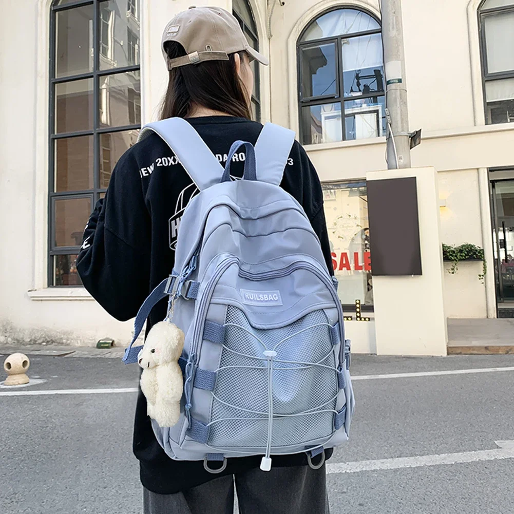 Cute School Backpack for Girls Teenage Casual Backpack Waterproof Women Aesthetic Sports Backpack for Hiking Camping Travel Bag