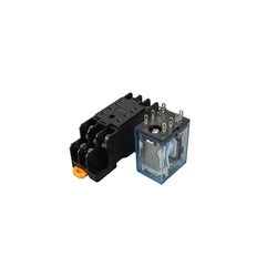 MY2P HH52P MY2NJ DPDTMiniature Coil Generalelectromagnetic Intermediate Relay Switch WithSocket Base LED AC 110V 220V DC 12V 24V