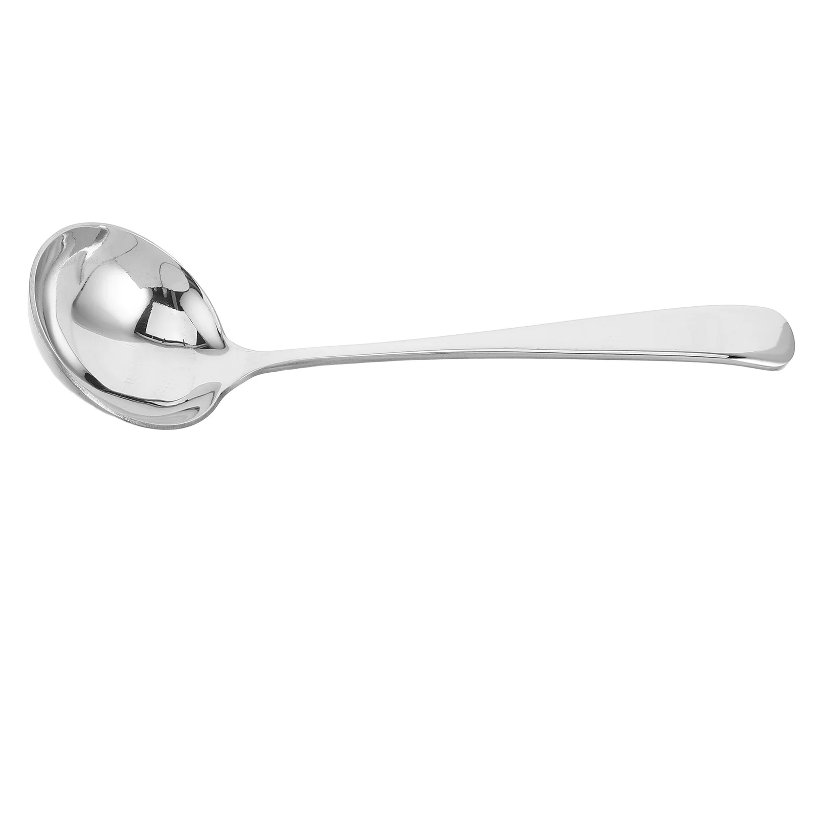 

Stainless Steel Soup Ladle Deep Serving Kitchen Hotpot Spoon Heat Resistant Handle Stainless Utensils Metal Asian Spoon
