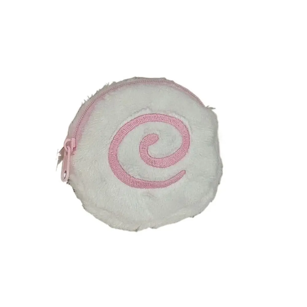 Creative Girl's Heart Pink Roll Pendant Pink DIY Pink Roll Coin Purse Cute Kawaii Green Melon Coin Purse Female