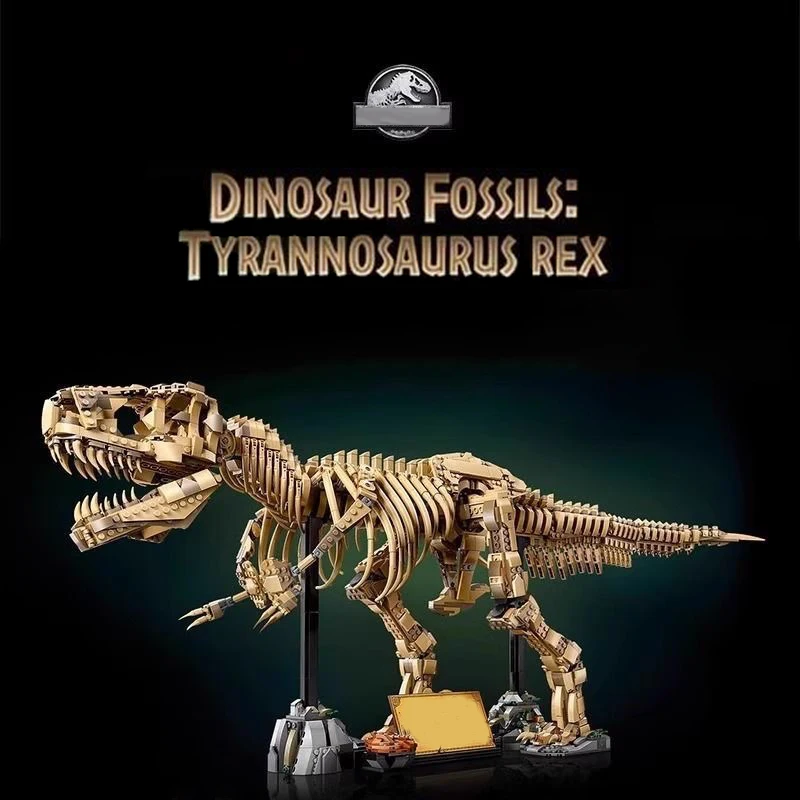 

MEIZHI 3145PCS Dinosaur T-Rex Fossils Tyrannosaurus Rex 76968 Building Blocks Dinosaur World Park Toys For Kids Birthday Gifts