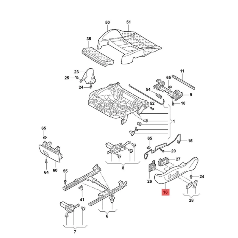 Painel de guarnição do quadro exterior do assento dianteiro esquerdo 8t0881325gj50 8kd881325 para a5 s5 a4 a6 a7 2009-2018 guarda lateral do assento de carro lhd