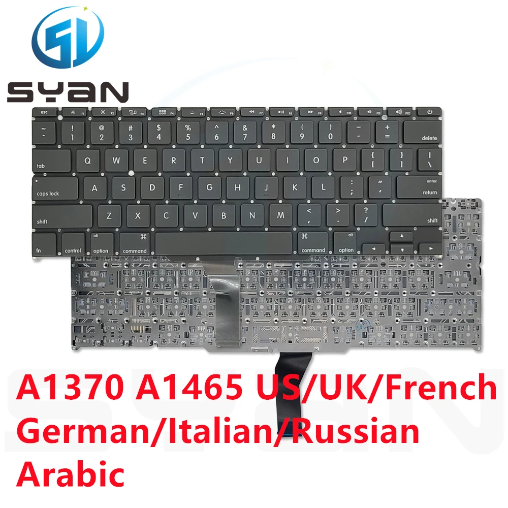 

New A1370 A1465 keyboard for Macbook Air 11.6 inches laptop MC505 MC506 MC968 MC969 keyboards Brand New 2010-2015