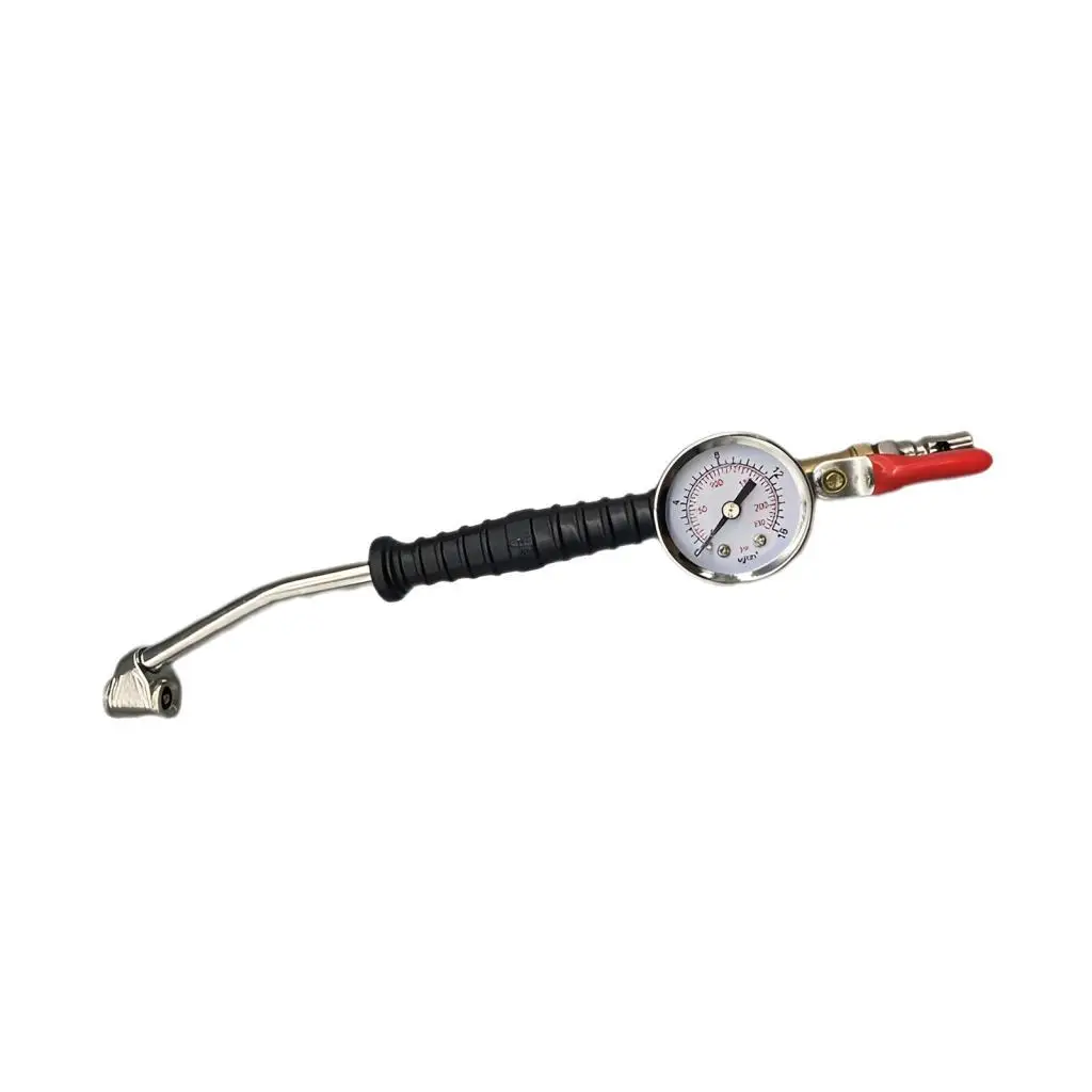 Car Motorbike Tire Compressor Inflator w/ Air Pressure Gauge Monitor Tool