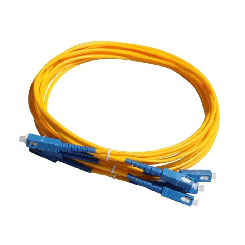 Optical Fiber Patch Cord 9/125 G652D Simplex SCUPC To SCUPC SM SX 9/125um 1/2/3M Pigtail FTTH Optic Patch Cord Cable Jumper 2.0