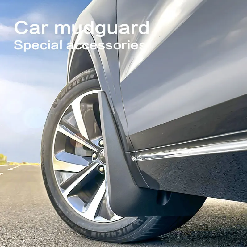 For Toyota Highlander 2022-2025 Car Tire Mud Flaps Auto Accessories Vehicle Exterior Black ABS Plastic Weatherproof Protection