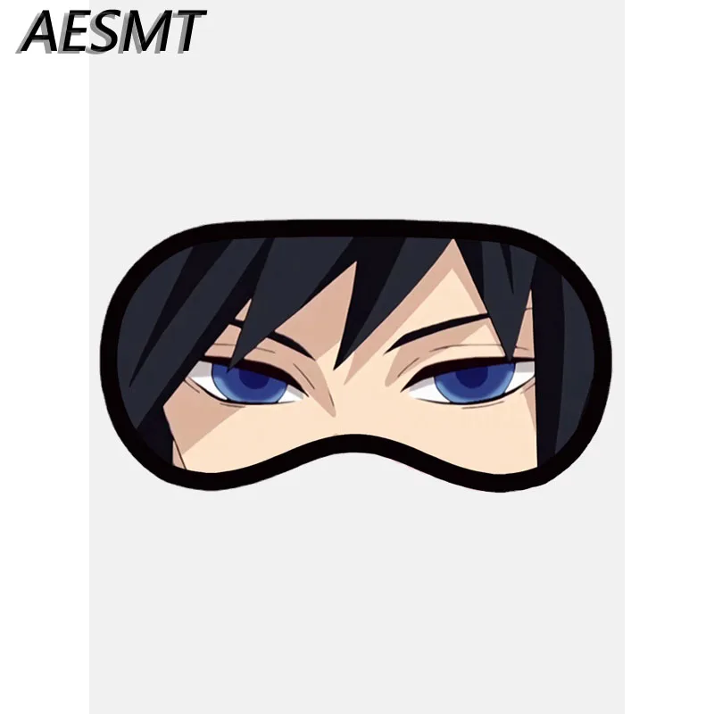 Anime Dämon Slayer Eye Patch Kimetsu Keine Yaiba Kamado Tanjirou Cartoon Schlaf Augenbinde Schattierung Casual Augen Maske Cosplay Requisiten