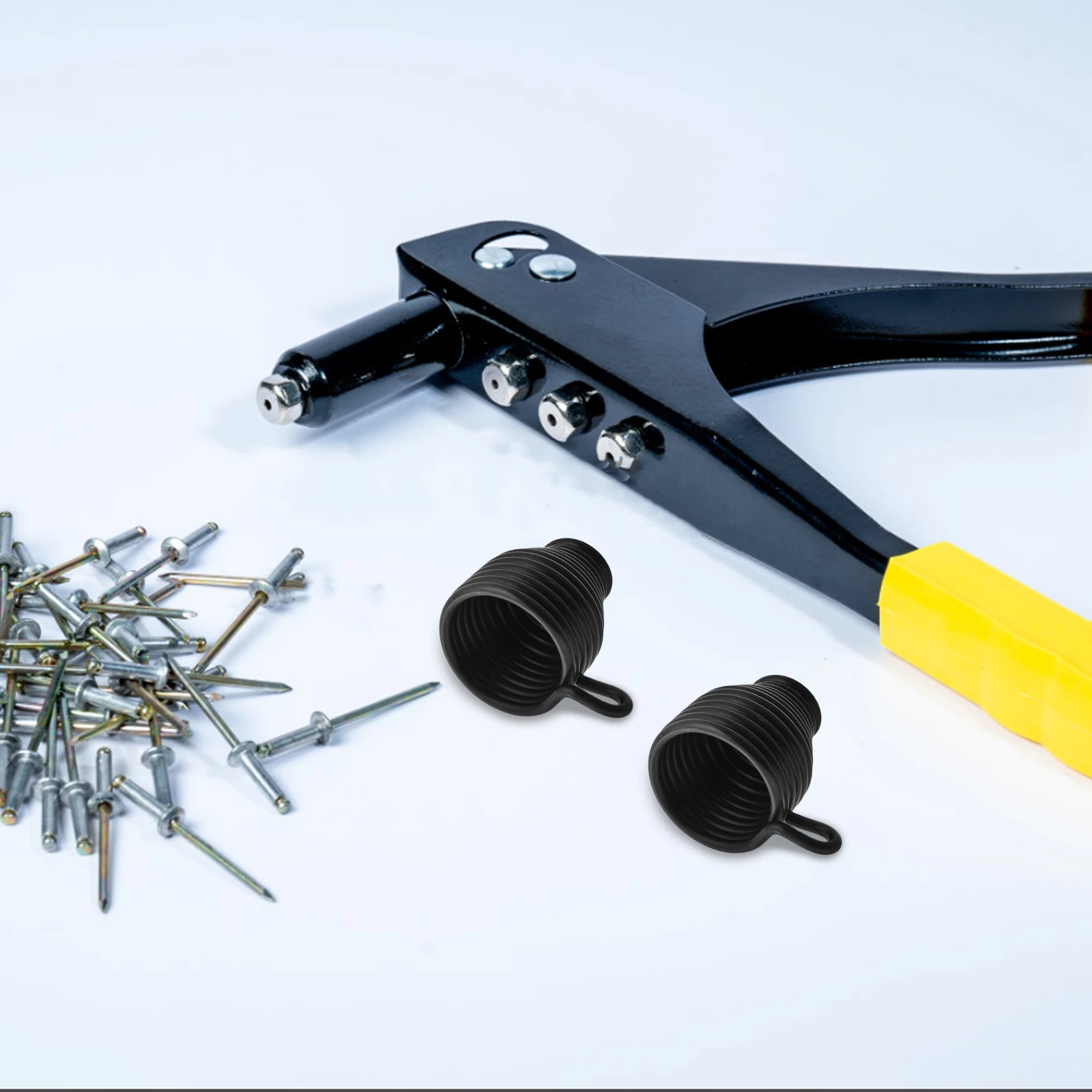 2 pcs Air Hammer Retainer Spring For Pneumatic Shovel Durable Metal Replacement Part Tool Accessory Socket Fit Automotive Air