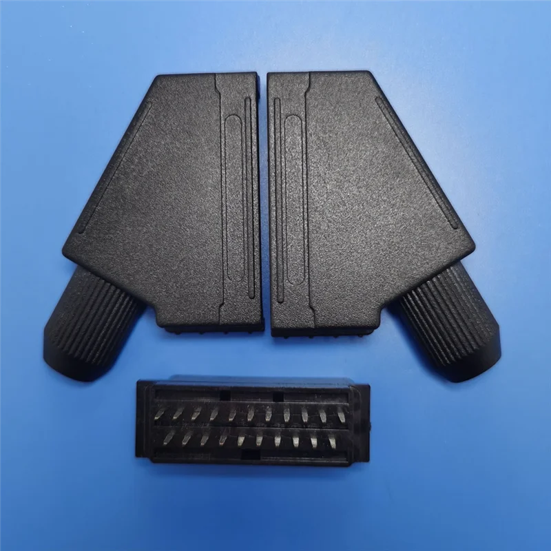 ABLK DIY أنثى اليورو سكارت لحام موصل 21 دبوس RGB محول القابس مجموعة من 10 قطع