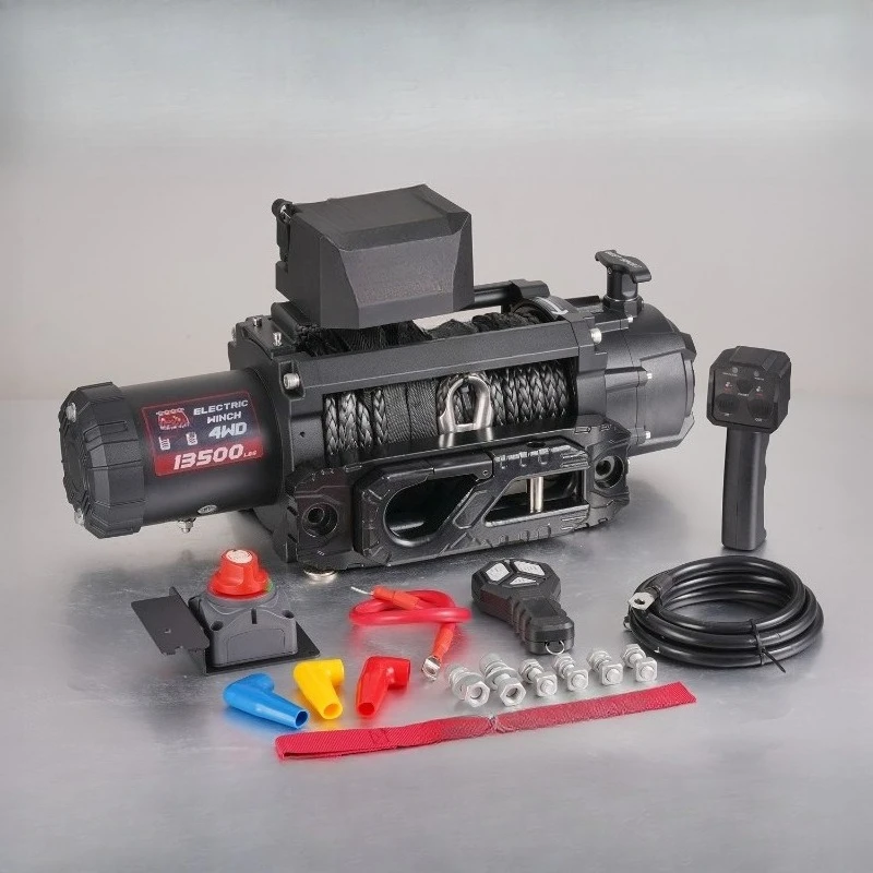 

12V24V Portable Vehicle Self-rescue Electric Off-road Vehicle Winch Hoisting Equipment