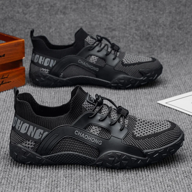 

Summer Breathable Mesh Sneakers Rubber Sole Non-Slip Men's Walking Shoes Men's Casual Shoes Outdoor Fashion Men Shoes Size 39-45