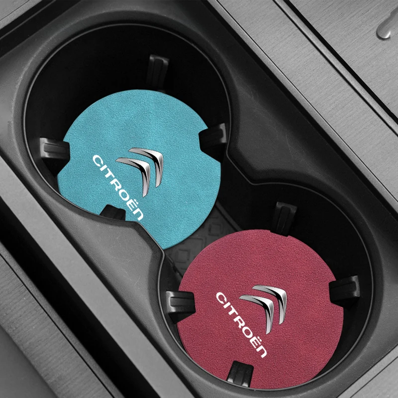 1/2 قطعة قاعدة أكواب السيارة مقاوم للماء عدم الانزلاق غربلة واقية تسرب الصحن لسيتروين C1 C2 C3 C4 C5 X7 بيرلينجو كسارا C8 C4L DS3 DS4