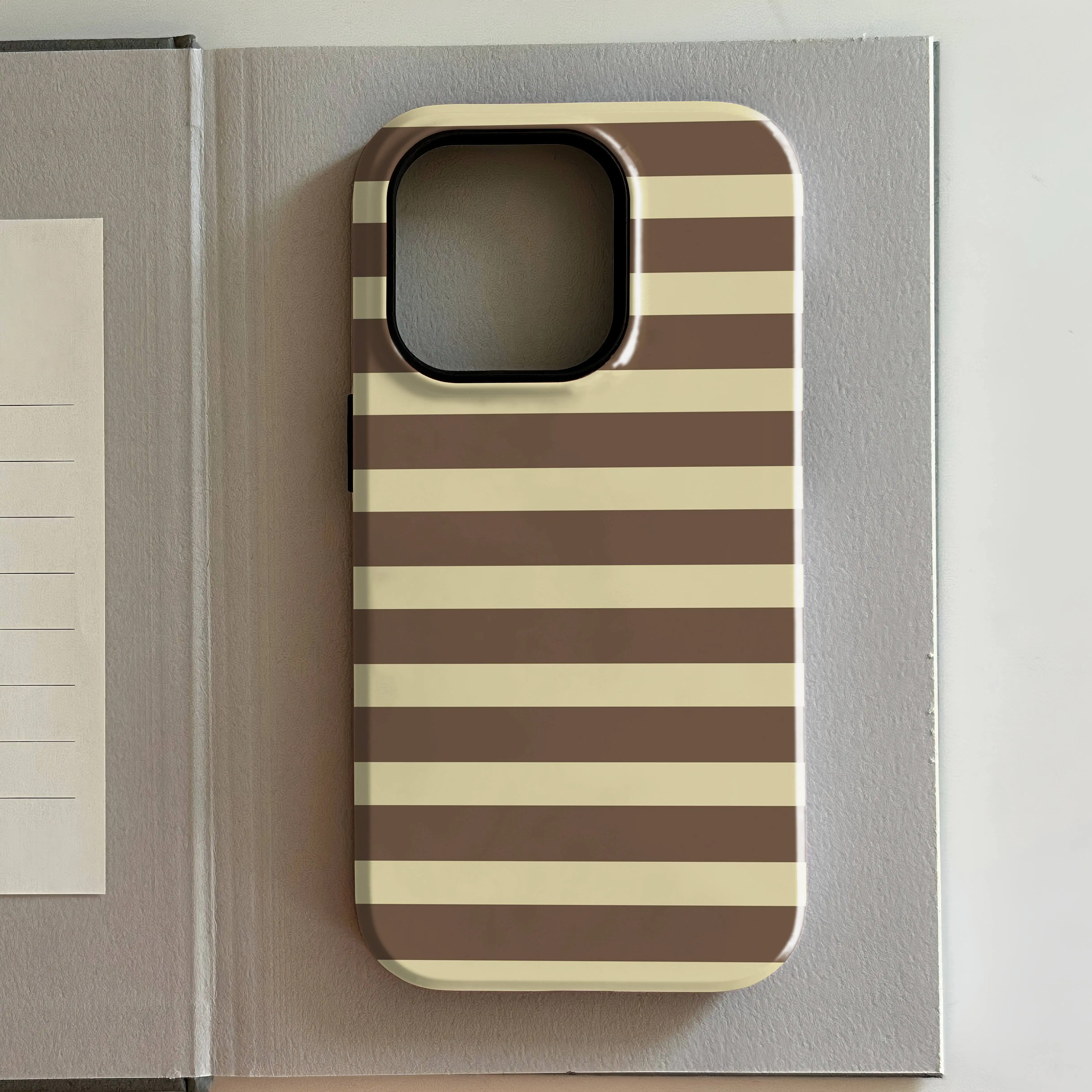 Luxo ins chocolate polka caso de telefone para iphone 17 16 15 14 13 12 11 xs xr xsmax 7 8 air pro max plus capa traseira dupla camada