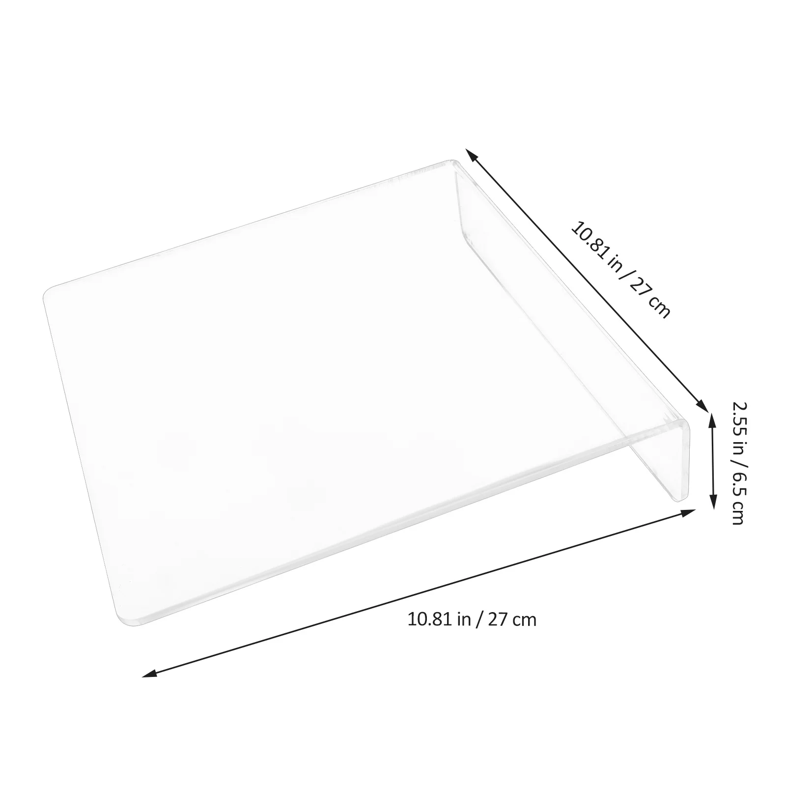 حامل عرض رسم أكريليك شفاف للفنانين، لوحة كتابة مائلة شفافة، حامل ثلاثي القوائم من الأكريليك