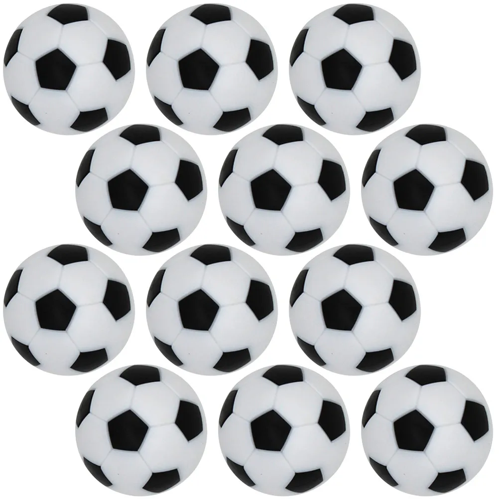 

12Pcs Foosball Balls Table Soccer Balls Replacement Accessories for Desk Foosball Tables Hips Build Compact Size Precise