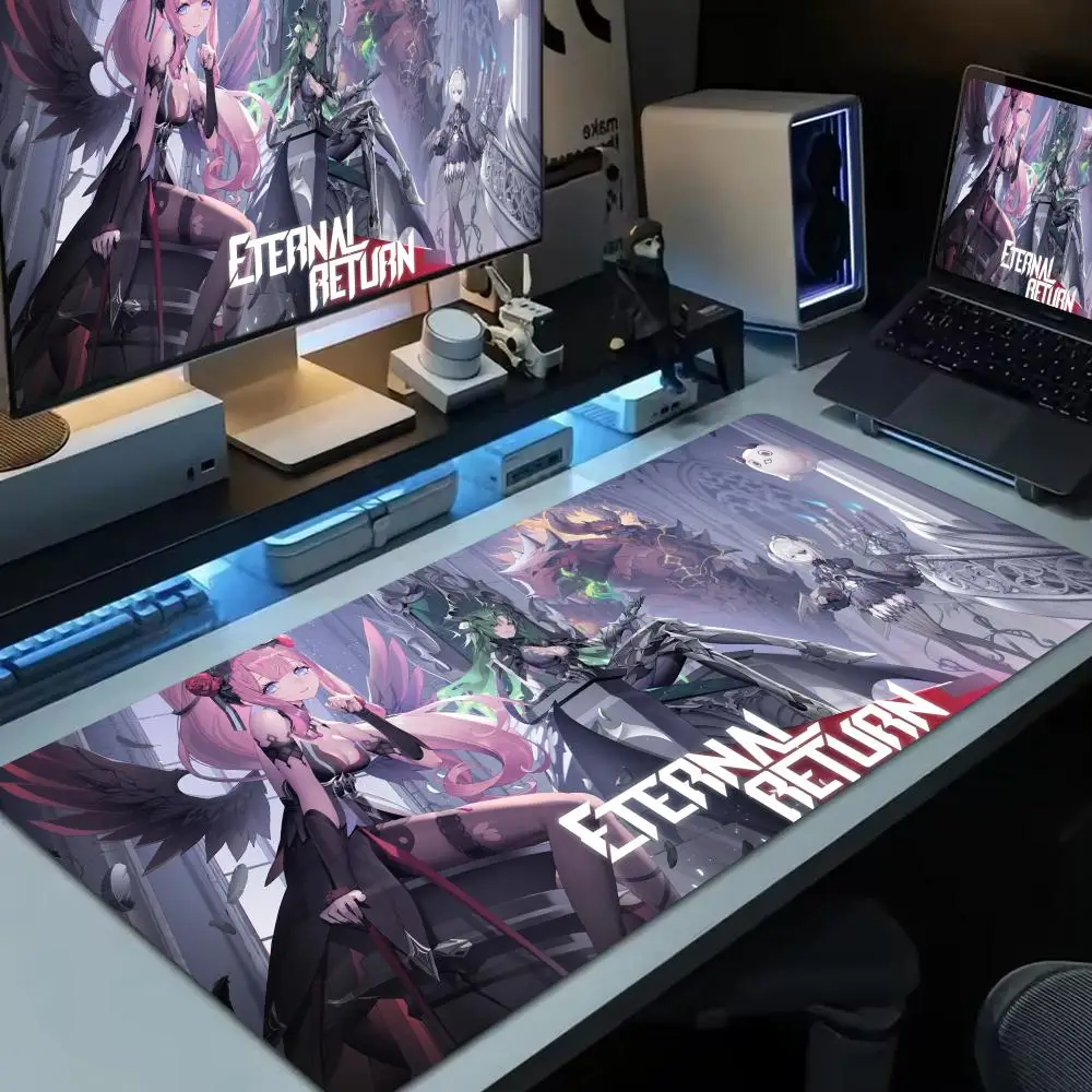 

Game eternal return Mouse Pad Large Computer Mousepad Office Accessories XXL Pc Gamer Non-slip Deskmat Keyboard Rubber Game