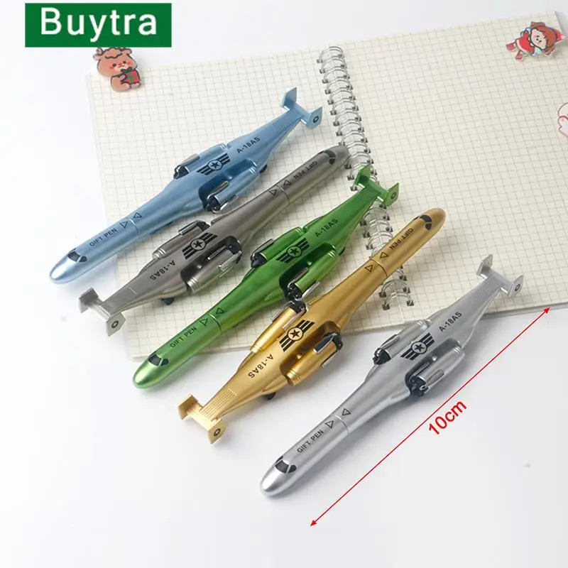 0.5mm Special Combat Helicopter Gel Pen Creative Helicopter Airplane Shape Gel Pen  Student Writing Boy Gift Office Supplies