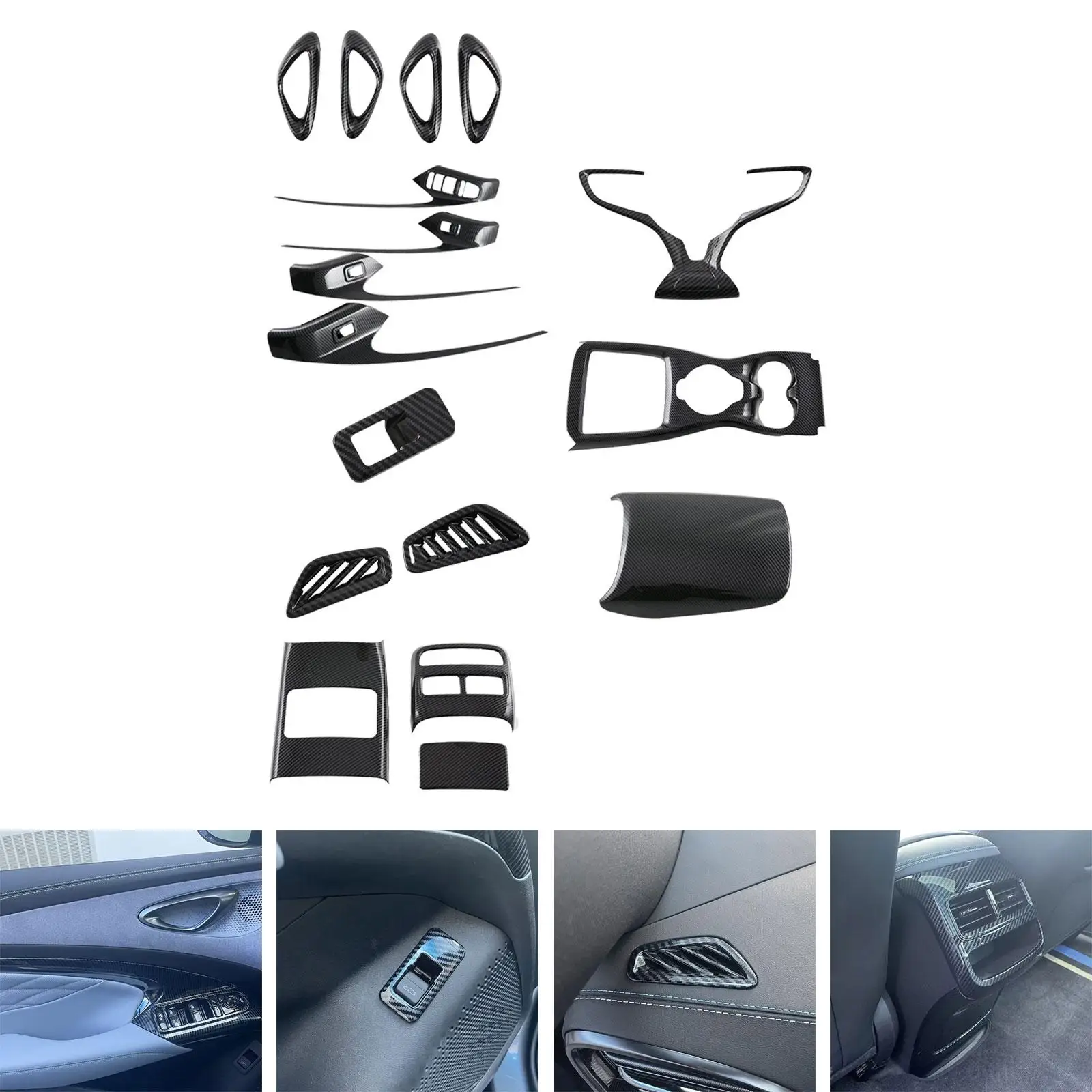 

Car Interior Accessories Convenient Installation Vehicle Spare Parts Decorative Cover Stylish for Byd 2022 2023 Seal Atto 4