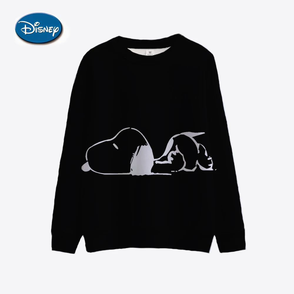 Spring and Autumn Disney Snoopy Printed Hoodie Casual Street Style Fashionable Simple Women\'s Top Pullover