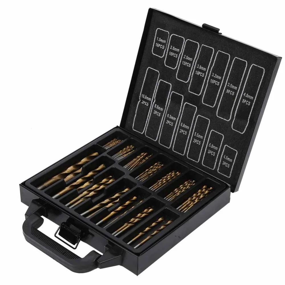 99pcs-135°-point-angle-twist-drill-bit-set-round-shank-highspeed-steel-high-speed-steel-drill-bits-jobber-drill-bits