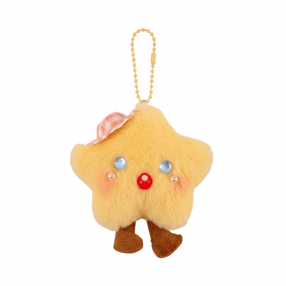 Kawaii Cartoon Small Moon Pendant Good Luck Graduation Gifts Star Moon Keychain Friendship Ornaments Star Pendant Gifts