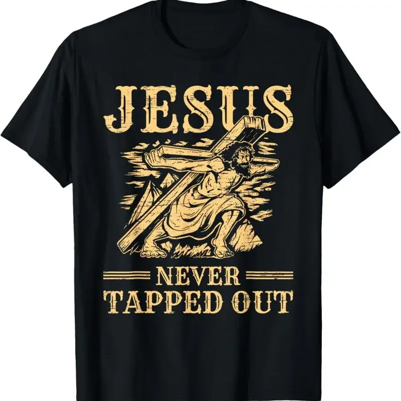 Easter Jesus Never Tapped Out Resurrection Sunday Rabbit T Shirt