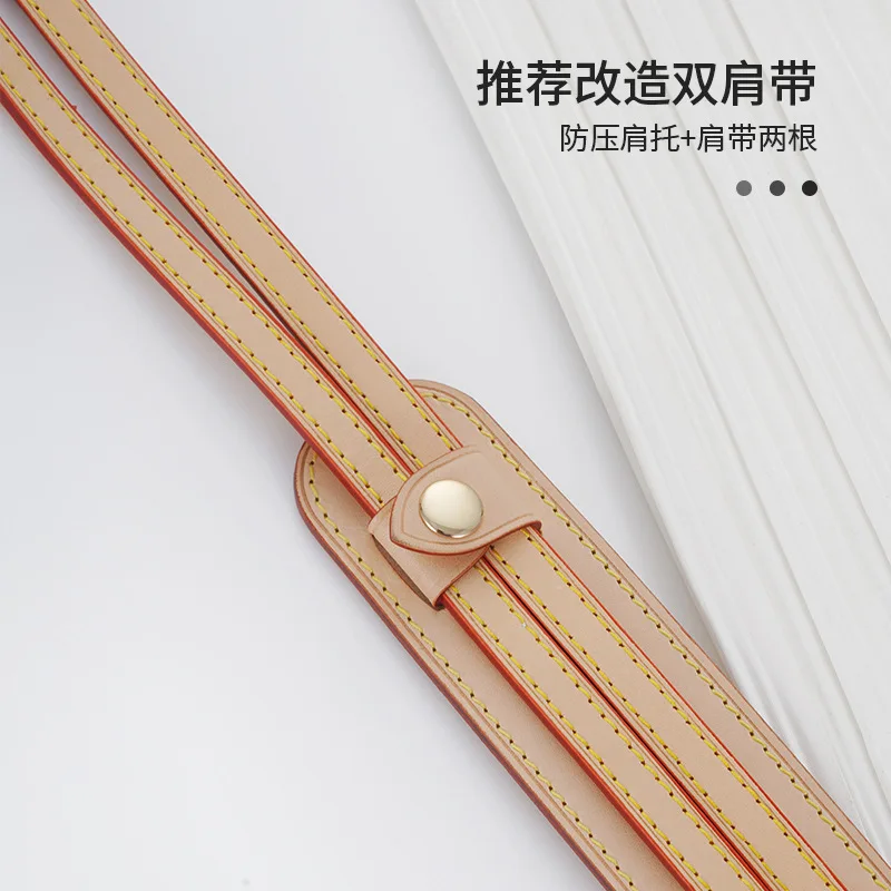 Bag Strap for LV Speedy 20 25 30 Shoulder Straps 100% Genuine Leather Crossbody Long Bags Belt 120cm Accessories