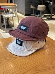 Short-Brimmed Hat Quick-Drying Baseball Cap Women's Spring and Summer Street Soft Top Soft Brim Tooling Peaked Cap Trendy Men