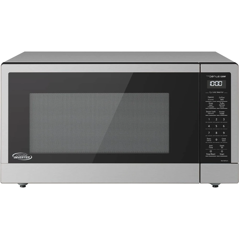 Microwave Oven 1.6 Cu.ft Cyclonic Inverter Countertop Microwave Oven 1250Watt Power with Genius Sensor Cooking, Microwave Oven