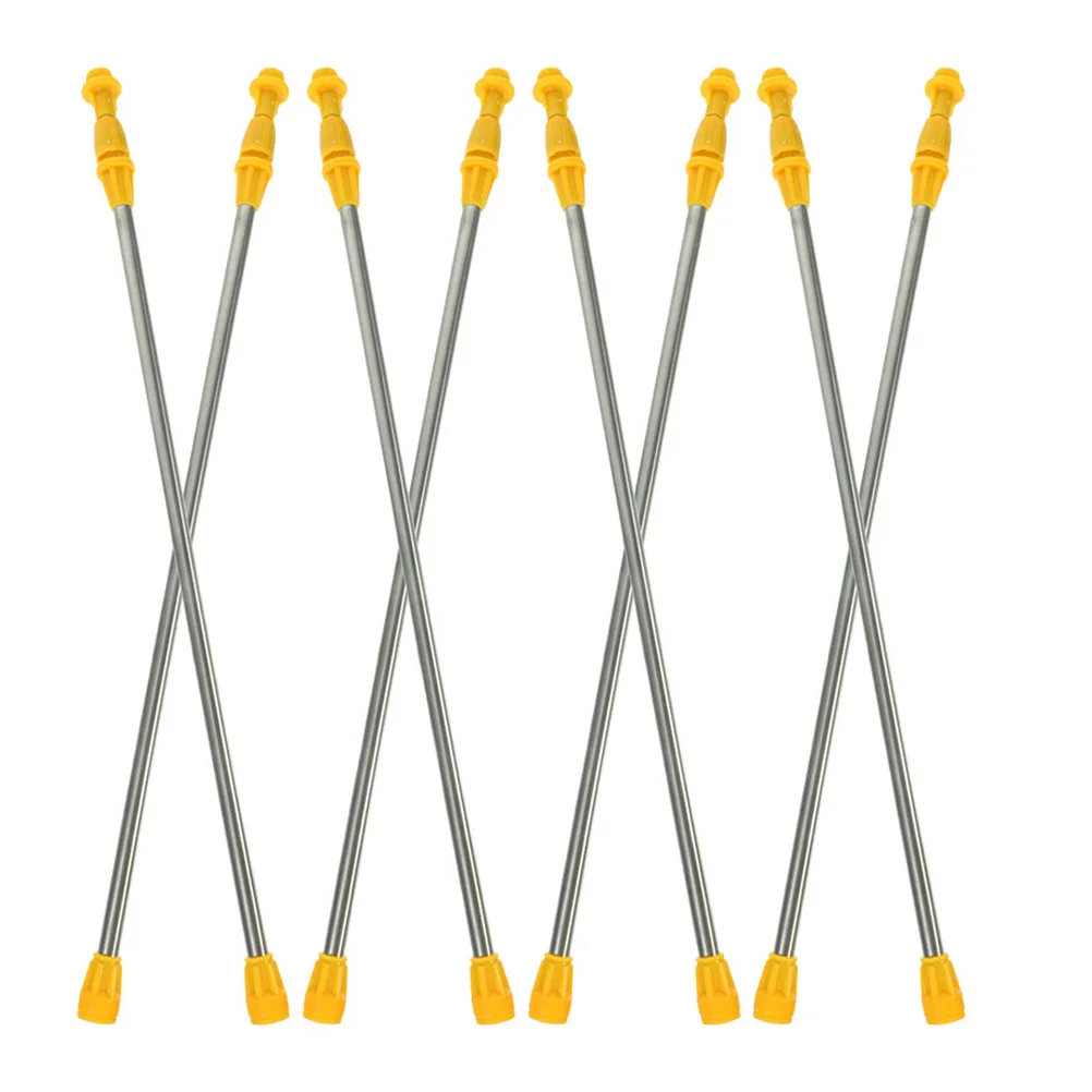 

8Pcs Stainless Steel Spray Wand Telescopic Extension Long Reach Sprayer Pole for Garden Orchard Farm Use Long Sprayer Pole