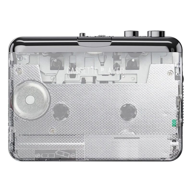 

218Pt Cassette Tape To MP3 Converter Recorder Via Pc Cassette Tape Player With Earphone Tape Cassette Music Player 1 Pcs