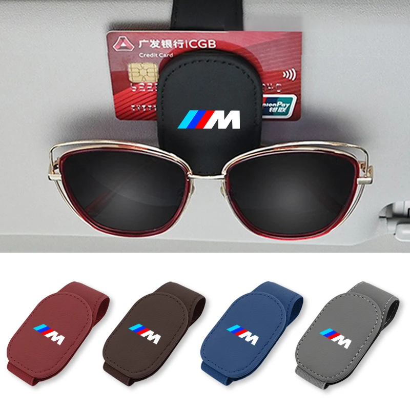 

Car Logo Sunshade Clip Card Clip Car Sunglasses Glasses Frame For BMW M Sport M2 M3 M4 M5 M6 E46 E90 E60 F10 F30 E39 E36 F20 E87