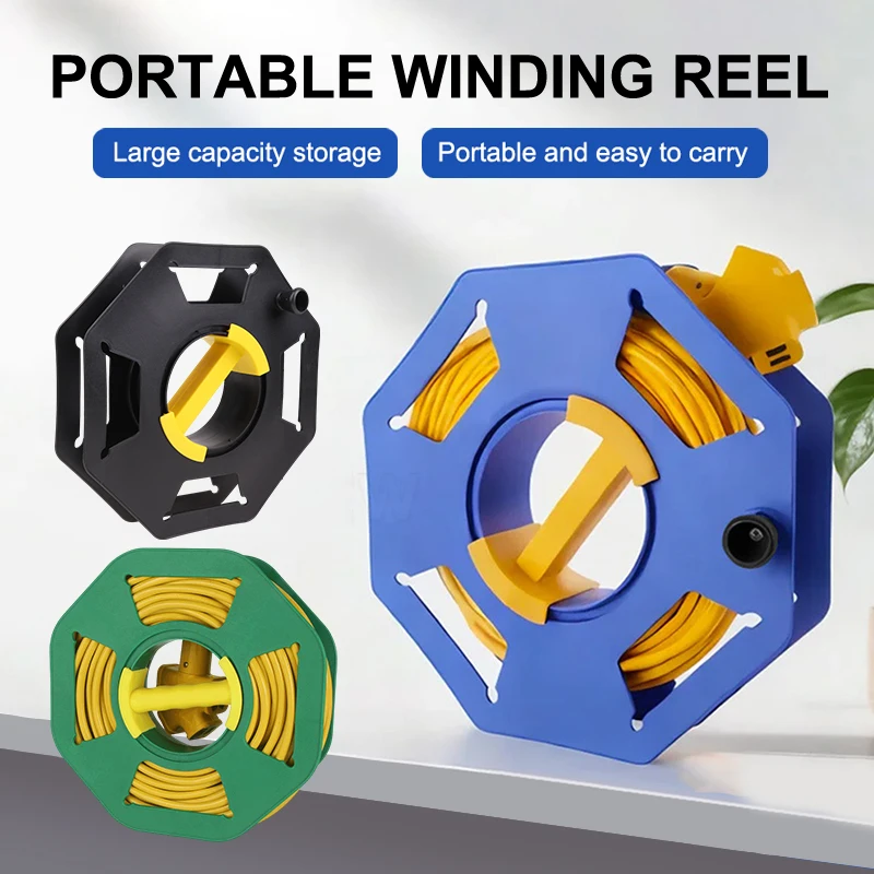 

1Pc Winding Disk Wire Storage Tray Wire Storage Reel Closing Line Rolling Line Dish Cable Winding Reel Cable Winding Winch