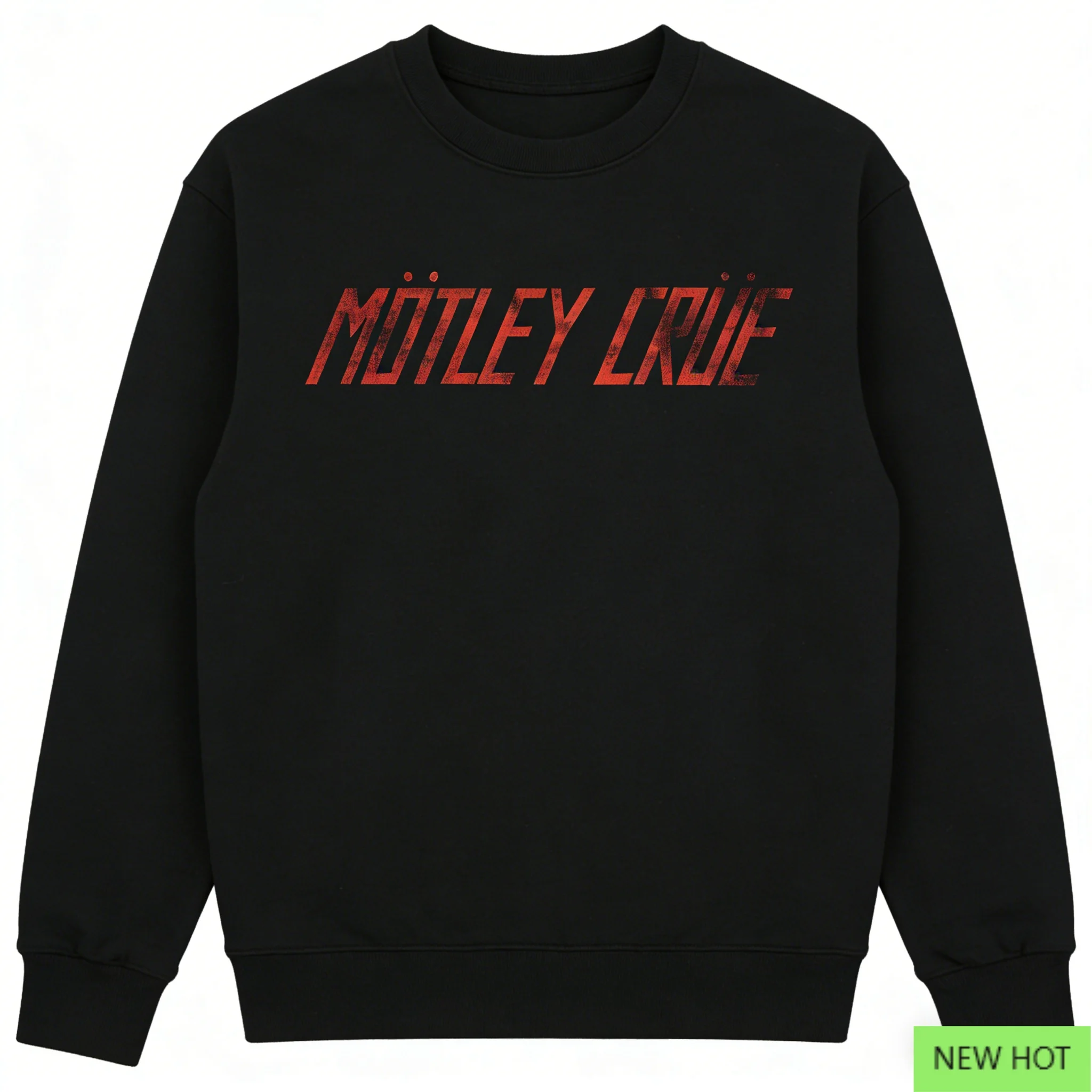

Mötley Crüe Glam Crewneck, Glam Metal Top, идеально подходит для фанатов Who Love Rebellious Flashy & Glam Metal Vibe