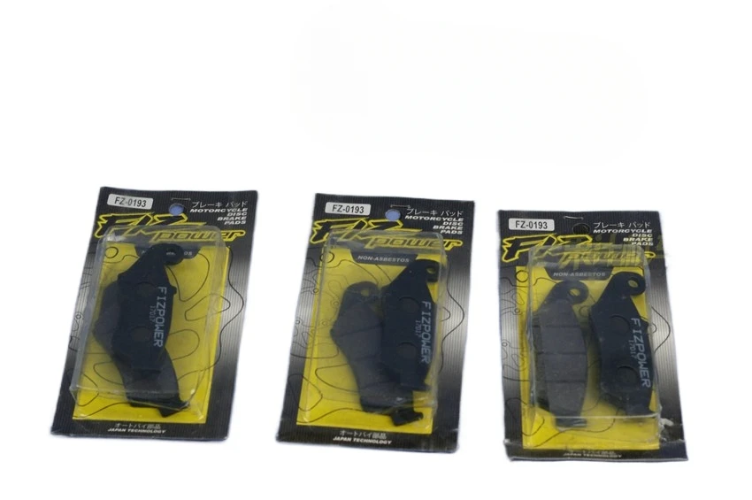 Original imported KXF CRF RM RMZ WR XR DRZ400 KLX YZ front brake pads FZ-0193