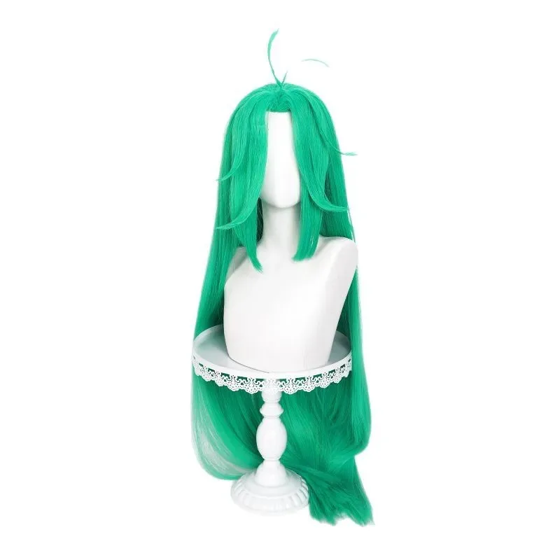 2025 22 anime para ser herói x sorte ciano cosplay peruca verde cabelo longo festa de halloween para mulheres meninas carnaval role play cos adereços