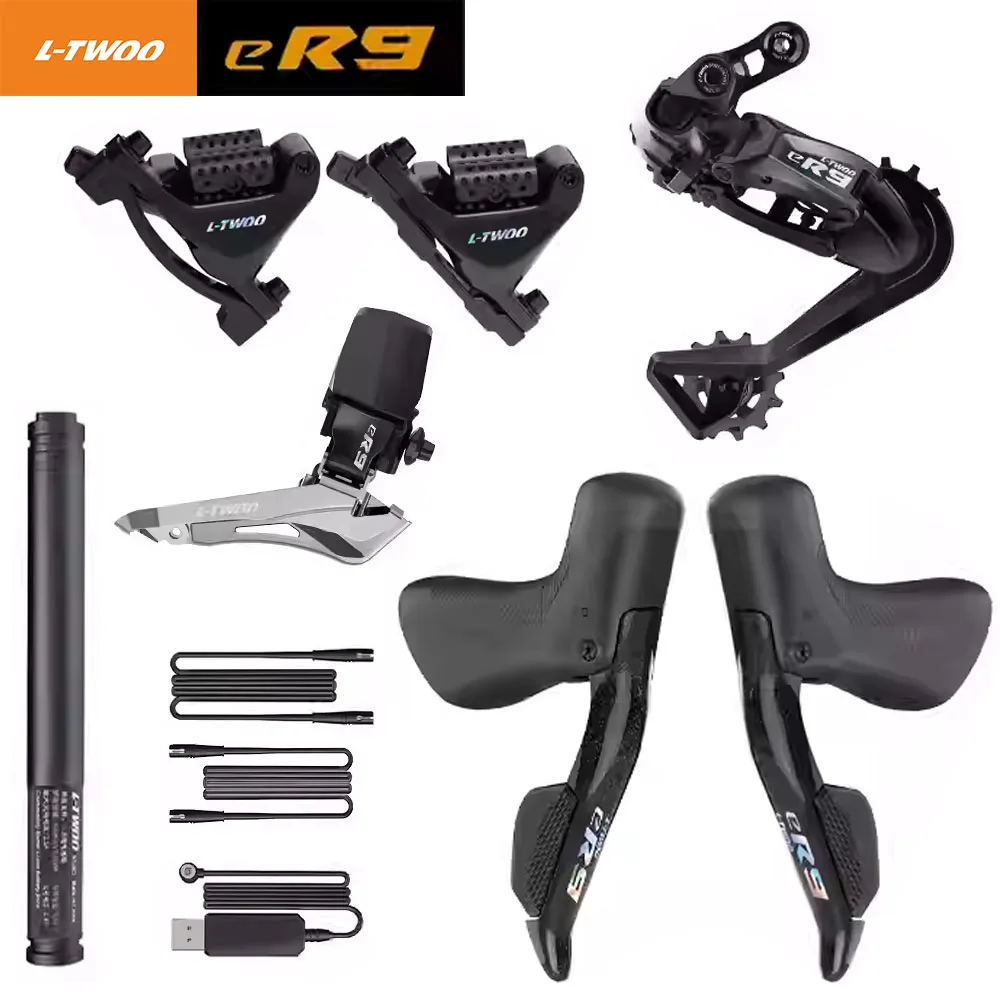 

L-TWOO eR9 Electronic Hydraulic Disc Brake Road Bike Kit Aluminum Alloy Electronic Transmission Wireless electronic transmission