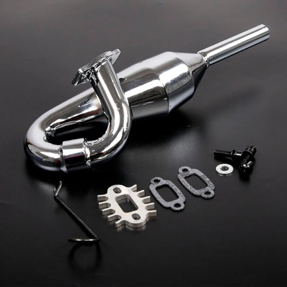 

Exhaust Tuned Pipe Resonance Tube Kit Fit for 1/5 Losi 5ive-t Rovan LT SLT / V5 King Motor x2