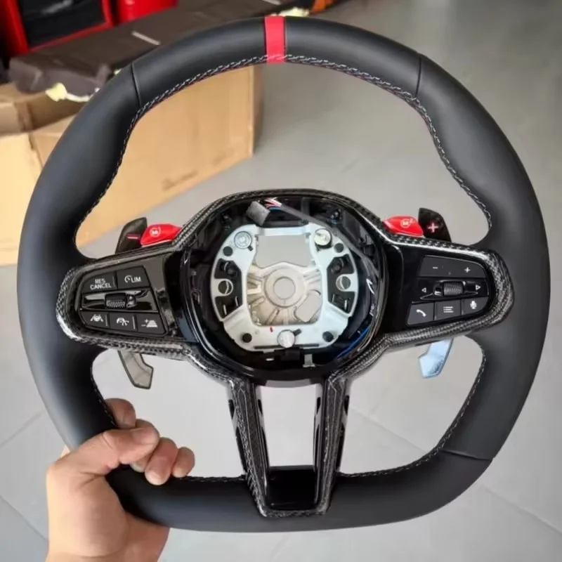 

Customized Microfiber Leather Car Steering Wheel For BMW G30 G31 G32 G01 G02 G87G80 G82 G42 G20 G11 Steering Wheel Accessories