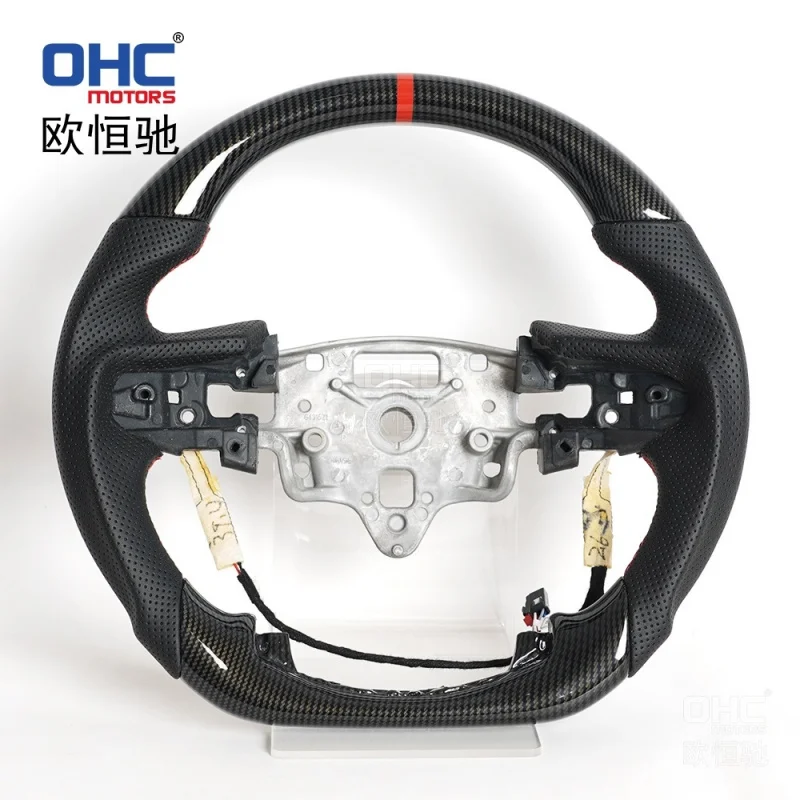 For Chevrolet Silverado 19-24 models of American modified perForated leather wood grain transfer pickup truck steering