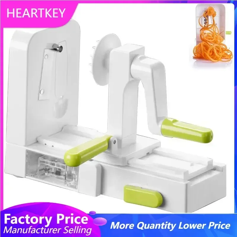 

Vegetable Cutter Foldable Manual Vegetable Slicer Hand Crank Rotary Multifunction Onion Carrot Grater Noodles Chopper Gadgets
