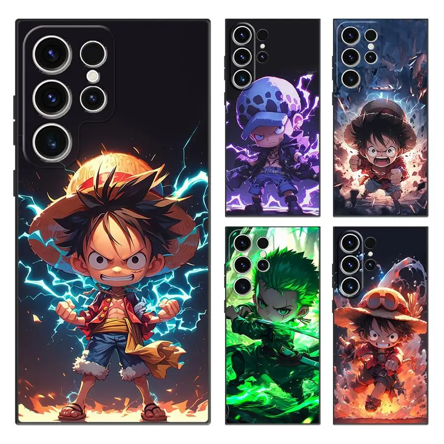 Ones P-Pieces Anime Funda Phone Cover Case for Samsung Galaxy S26 Note 20 Ultra 8 9 10 S10 S9 S24 Plus S25 Ultra S23 S20 S21 FE
