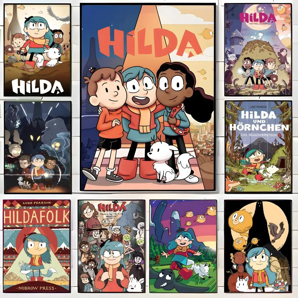 H-Hilda Adventure Anime-Poster, Wandkunstdruck, Poster, dekoratives Wandbild, Heimdekoration, Geschenk, ungerahmt
