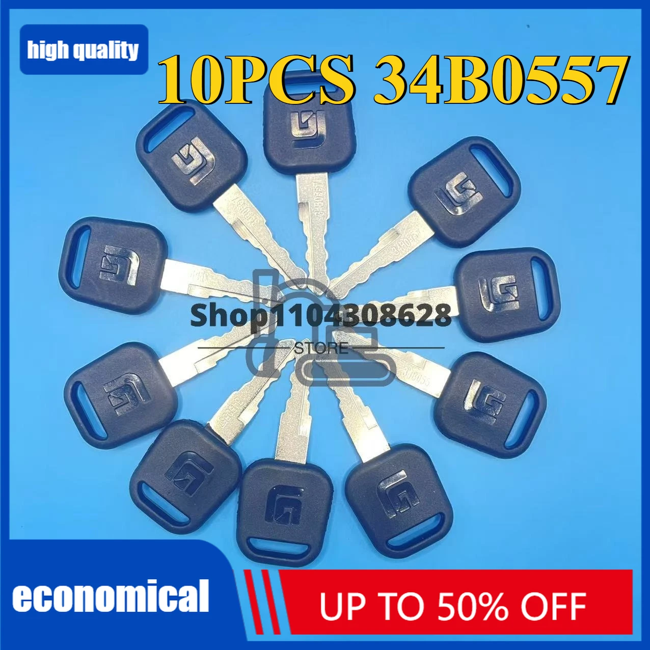 

10PCS 34B0557 Keys For Excavator Heavy Equipment Liugong LG915D LG922D LG925D