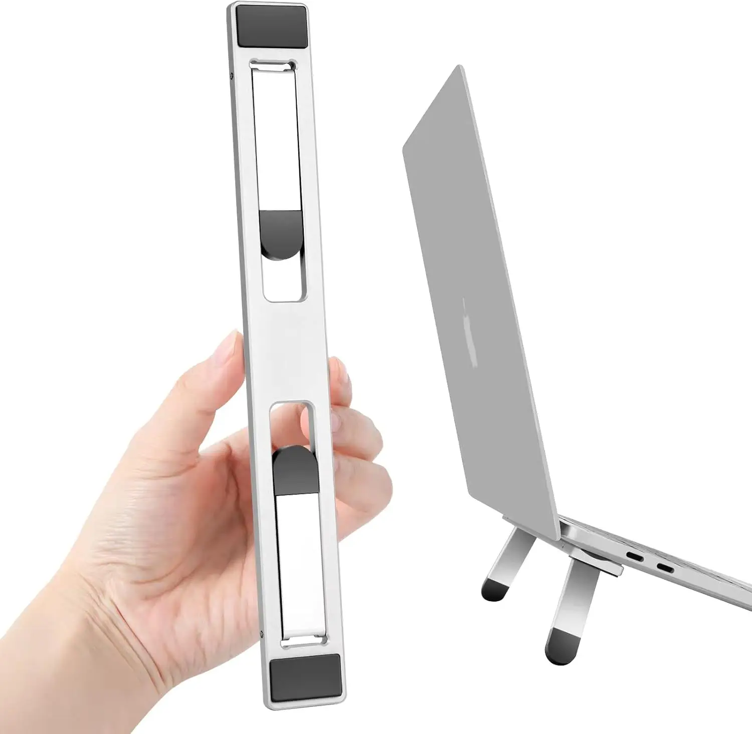 

Регулируемая подставка для ноутбука с самоклеящимися ножками, складная, для моделей 10-17 дюймов, портативная настольная подставка