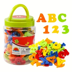 Magnetic Letters Numbers Alphabet Fridge Magnets Plastic ABC 123 Educational Toy for Kid Preschool Learning Spelling Counting