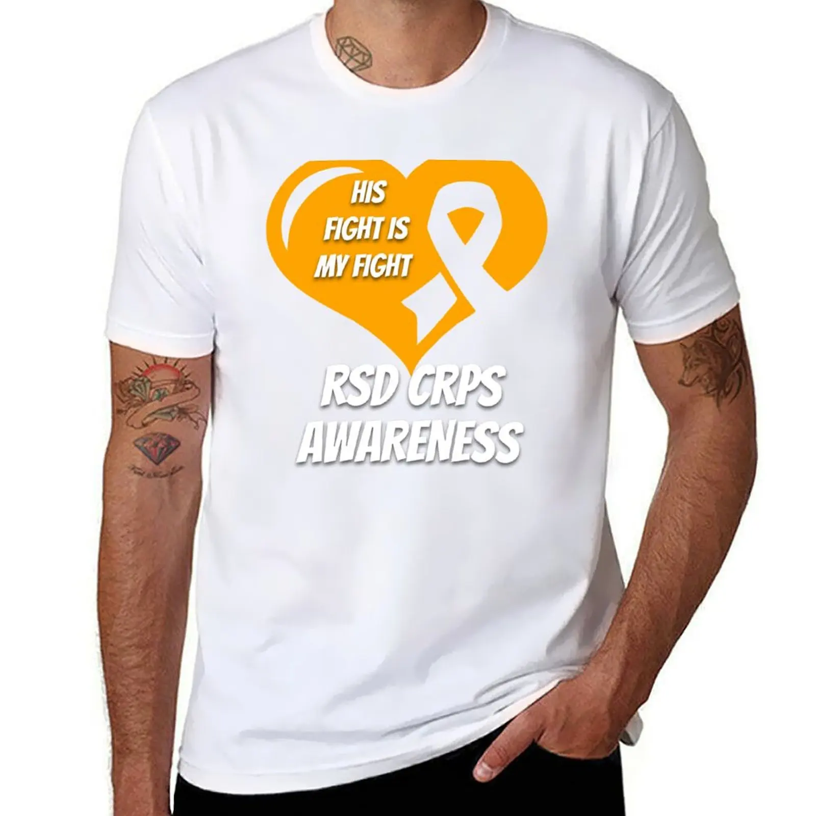 

Rsd Crps Awareness T-Shirt cotton t shirt man t shirt custom print T-Shirt