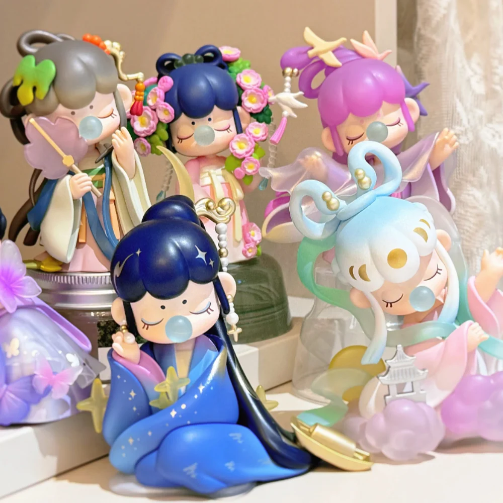 

Genuine Nancinan Xi Kawaii Poetic Painting Blind Box 2024 New Girl Ancient Style Hand Puppet Ornament Gift