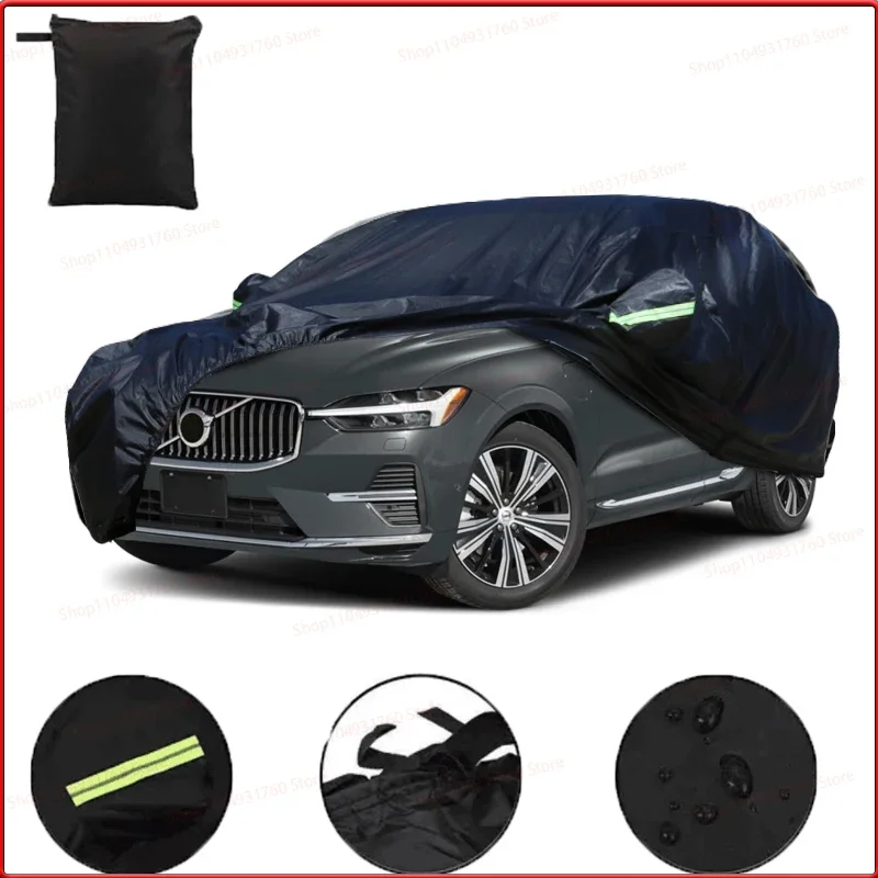 Car Covers Fit for 2018-2025 Volvo XC60 Waterproof All Weather for Automobiles Rain Snow Sun Protector Indoor Outdoor