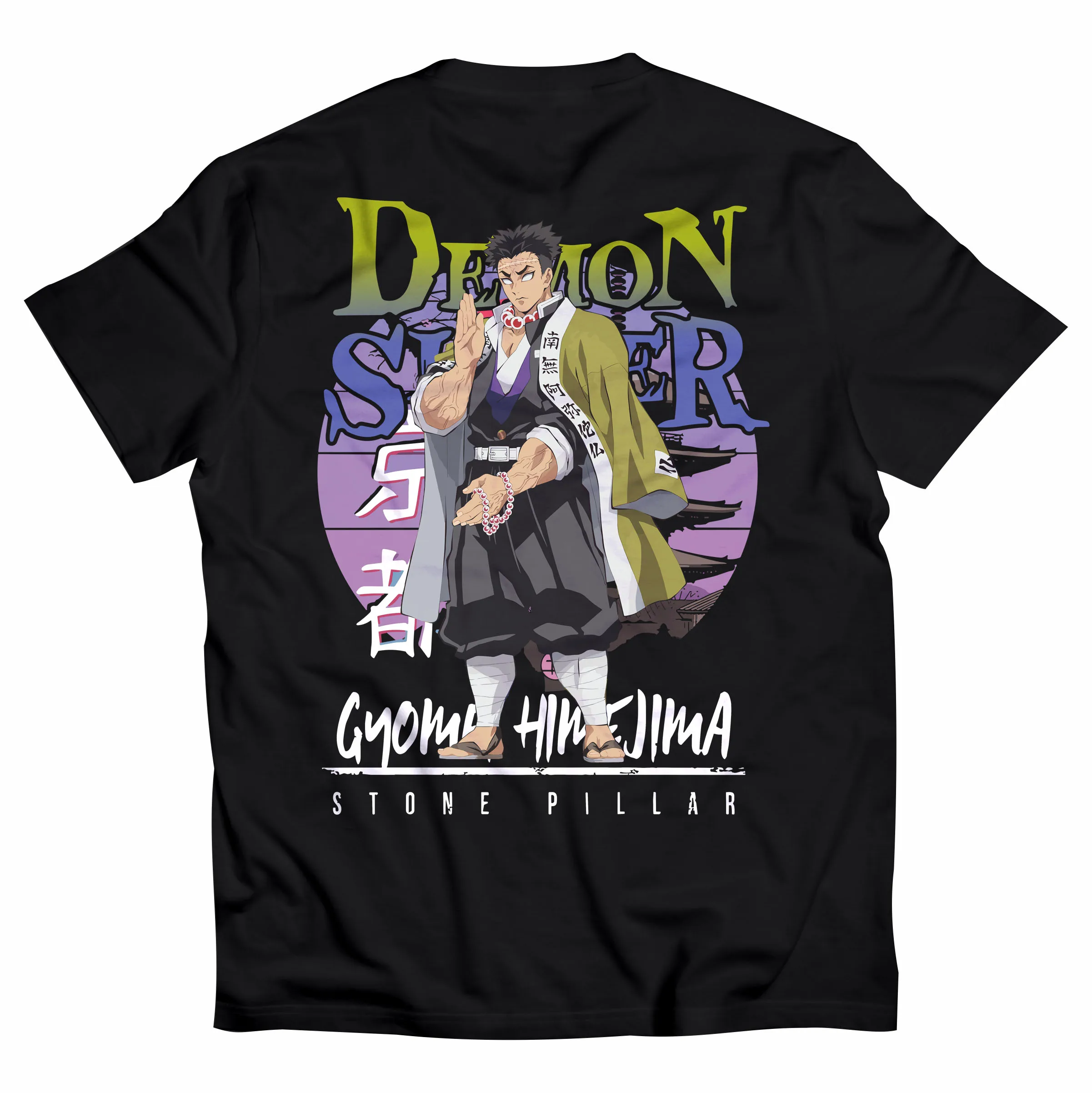 GYOMEI HIMEJIMA DEMON SLAYER  BAJU  Cotton Combed 30s Unisex Streetwear Kaos